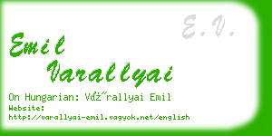 emil varallyai business card